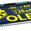 Wyświetlacz OLED DISPLAY VISIONS EAOLEDL128-6GGA (S x W x G) 68 x 51 x 3.3 mm