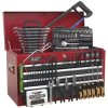 Sealey AP2201BBCOMBO Topchest 6 Drawer - BB Runners - Red/Grey & 99pc Tool Kit