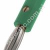 RA-104 GN Wtyk izolowany 4mm, banan. mini, przykręcane, zielony, RA104GN, WYPRZEDAŻ
