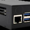 7350001162126 Housing for Raspberry Pi 5 + M.2 HAT, aluminum, black