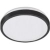 Plafon Okrągły Natynkowy Led 2Xe27 Ip44 Czarny Solen