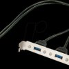 33096 Slot plate 2x USB 3.0 Type-A™ port