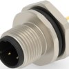 Circular connector, 3 pole, solder connection, straight, T4142512031-000