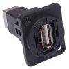 XLR Feedthrough Connector USB 2.0 A to USB 2.0 B CP30209N