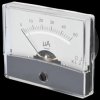 Moving coil meter, 50 µA, W: 60 mm, H: 46 mm