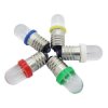 Żarówka LED E10 z gwintem 3,8V biała ciepła