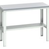 Stół warsztatowy szer. 750mm maks. obciążenie: 450kg Podstawowy stoł Blacha stalowa dł. 1500mm wys. 740 → 1140mm