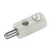 econ connect HOS25WS Mini DIN Connector 2.5 mm Pin white 1pc