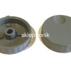 Gałka potencjometru obrot. 6mm popiel 2szt