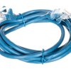 Kabel krosowy patchcord U/UTP kat.5e CCA niebieski 2m 68355
