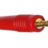 Wtyk banan 2mm EFP24 czerwony Talvico