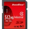 Karta SD SD, 512 MB Tak SLC, InnoDisk Industrial -40 → +85°C 32x