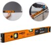 Poziomnica aluminiowa z wyświetlaczem 60cm + laser krzyżowy, 2 libelle NEO