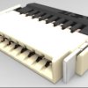 FPC connectors, 4 pole, 1 row, pitch 0.5 mm, SMD, gold-plated, 2328702-4