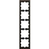 MERTEN D-Life Ramka 5 pięciokrotna mocca metalik MTN4050-6552 SCHNEIDER ELECTRIC