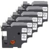 Taśma 5x D1 53713 do drukarki DYMO 24mm 7m biała taśma czarny nadruk /5szt./