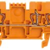 Through terminal block, spring balancer connection, 0.5-1.5 mm², 3 pole, 17.5 A, 6 kV, orange, 1775550000