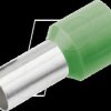 187239 Aderendhülse isoliert 50,0 mm²/25 mm, verzinnt, oliv, 50er Pack