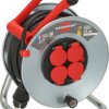 Przedłużacz bębnowy 25m 4 gniazda Szpula przedłużacza typ Typ E - gniazdo francuskie Typ E – francuski 230 V