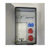 Ip54 Metalowa Rozdzielnica Ścienna Cee 32A 16A 2X230v Z Bezpiecznikami Hager...