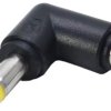 Adapter kątowy DC 5.5x2.5mm gniazdo na 5.5x2.5mm wtyk 90°