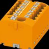 3273370 PTFIX distributor block, 6/12x2.5, orange