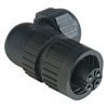 Okrągłe złącze zasilające do samokonfekcjonowania (seria CA) żeńskie 4-PINowe 400 VAC/230 VDC 16 A AC/10 A DC CA 3 W LD 93412910