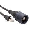 Kabel Ethernet Cat6a długość 5m Z zakończeniem Bulgin PVC