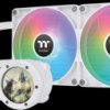 CL-W406-PL14SW-A Thermaltake TH280 V2 Ultra ARGB Snow Sync AIO water cooling