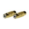 Przejście 1X Rca Cinch (Gniazdo / Gniazdo) Adapter Typu Łącznik