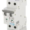 Wyłącznik nadprądowy MCB, Typ C, 2-biegunowy, 4A, 230V, na szynę DIN, Europa EUC2P4C, EUC