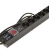 Listwa zasilająca do szaf RACK 19cali PD-6/R-SPD-1L