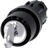 Siemens 3SU10004BP610AA0 3SU1000-4BP61-0AA0 Przełącznik kluczykowy 2 x 45 ° IP66, IP67, IP69/IP69K 1 szt.
