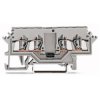 4 conductor component terminal with diode 1N4007, spring-clamp connection, 0.08-2.5 mm², 1 pole, 500 mA, gray, 280-623/281-410