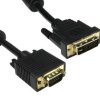 Zespół cyfrowych kabli wideo i monitorowych 5m Męskie DVI-A to Złącze męskie SVGA Czarny
