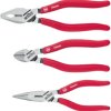 Wiha Zangen Set Classic Kombi-, Flachrundzange, Seitenschneider 3-tlg. (26850)