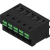 PCB terminal, 5 pole, pitch 5 mm, angled, black, 2913630000