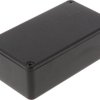 Aluminum die cast enclosure, (L x W x H) 113 x 60 x 38 mm, black (RAL 9005), IP54, 1590B2BK
