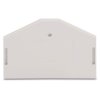WAGO 280-354 2.5mm End and Intermediate Plate Light grey