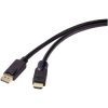 Renkforce RF-4581868 DisplayPort HDMI Adapter cable Black 7.50 m