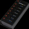 ST7300U3M USB 3.0 7 port hub, metal housing, mountable