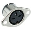 3-Pin DIN Panel Mount Socket Connector
