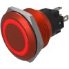 EAO 82-6751.1114 IlluminatedMomentary 22mm Red Flush Red 24V Solder Terminals