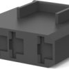 Insulating housing for 6.35 mm, 4 pole, PA, UL 94V-2, black, 520987-1