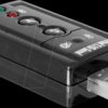 63926 Sound Card, external, 7.1, USB 2.0, 24 bit / 96 kHz