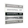 Label Commodore 64 C - Set of 5