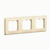CARIVA Ramka 3 potrójna poziom/pion krem 773753 LEGRAND