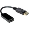Value 12.99.3138 DisplayPort to HDMI Adapter Cable Black 0.15 m