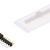 Pin header, 15 pole, pitch 2.54 mm, straight, black, SL12SMD03115SBSM