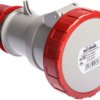 Złącze przemysłowe - zasilające 32A Gniazdo 415 V 3P + N + E Żeński Scame Czerwony Montaż na kablu, IP67